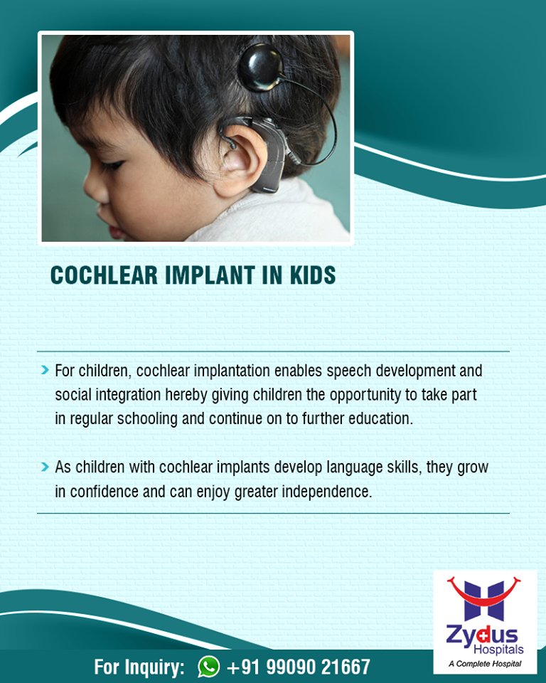 Cochlear implants help users to manage everyday life by helping them better understand speech, use the telephone, take part in conversation etc.
#Cochlear #Implant #ENT #ZydusHospitals #StayHealthy #Ahmedabad #GoodHealth https://t.co/qCw9GOqXmj