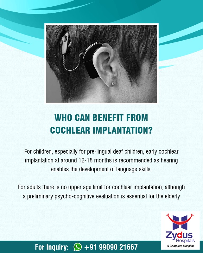 Cochlear implants have been shown to improve the quality of life for thousands of people around the world.
#Cochlear #Implant #ENT #ZydusHospitals #StayHealthy #Ahmedabad #GoodHealth https://t.co/ohN54MwOCK
