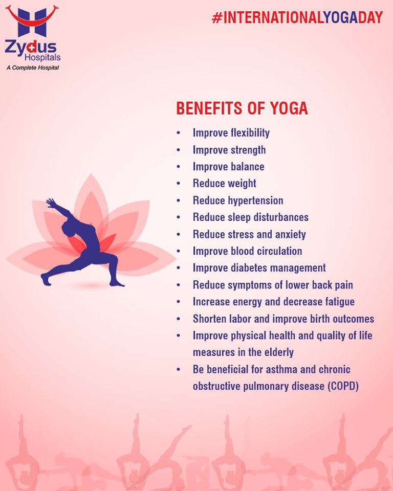 Make yoga part of your lifestyle this Yoga Day 

#YogaDay #YogaDay2018 #InternationalYogaDay #ZydusHospitals #StayHealthy #Ahmedabad #GoodHealth https://t.co/qmDEhIFKda