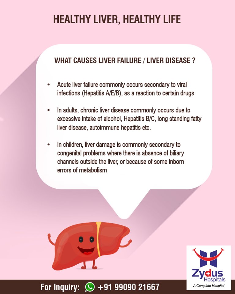 Liver disease is the tenth most common cause of death in India as per the World Health Organization!

To know more on liver diseases, click - https://t.co/hU3MxbGsvp

#WHO #WorldHealthOrganisation #HealthyLiver #ZydusHospitals #StayHealthy #Ahmedabad #GoodHealth https://t.co/ZylwL5tHAA