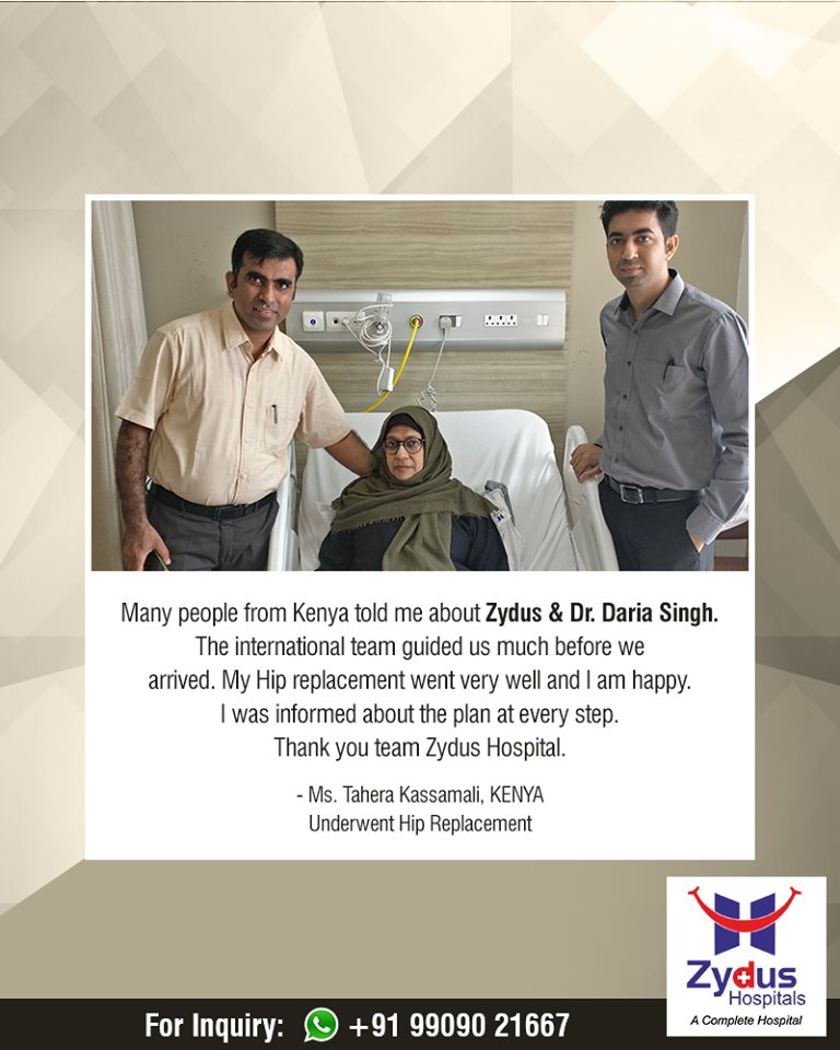 We believe in spreading smiles of Good Health!

#RealPeopleRealStories #ZydusHospitals #StayHealthy #Ahmedabad #GoodHealth #PatientTestimonials #Testimonials https://t.co/7Qnd6M3297