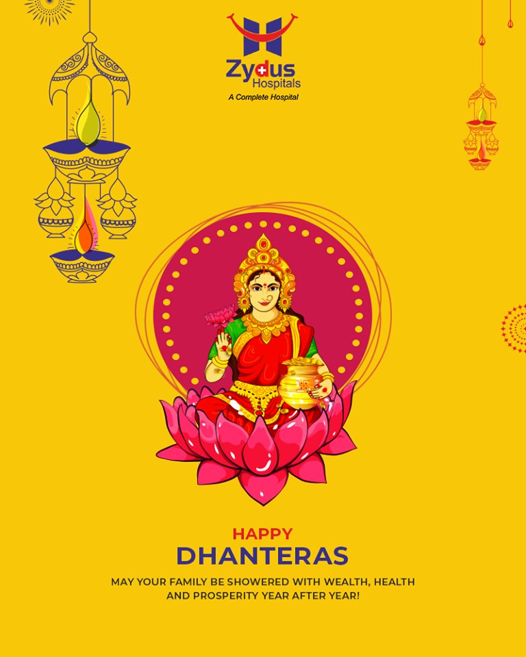 May your family be showered with wealth, health and prosperity year after year!

#Dhanteras #Dhanteras2018 #ShubhDhanteras #IndianFestivals #DiwaliIsHere #Celebration #HappyDhanteras #FestiveSeason #ZydusHospitals #StayHealthy #Ahmedabad #GoodHealth https://t.co/I6smamyPWc