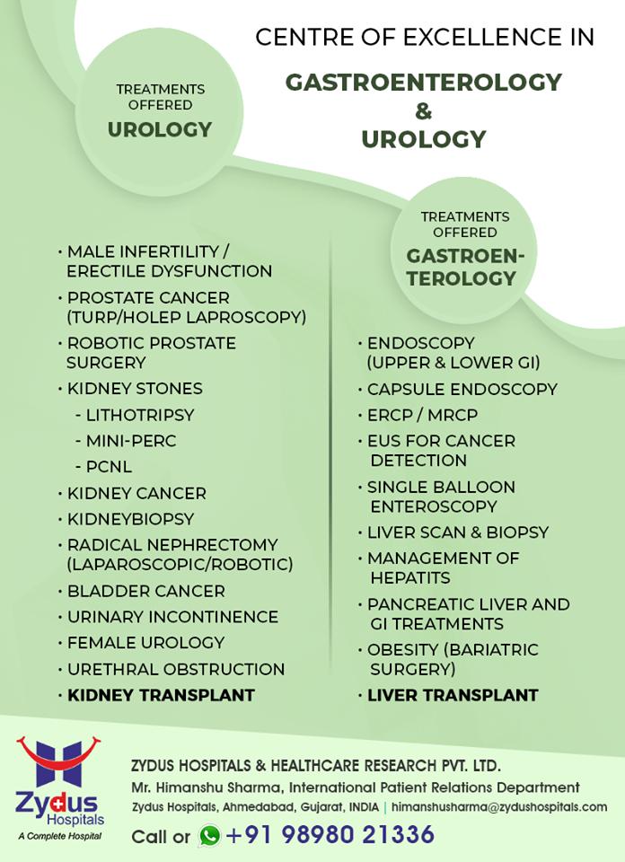 All your gastroenterology & urology problems catered to under one roof at Zydus Hospitals!

#ZydusHospital #Ahmedabad #Gujarat https://t.co/U1HIbRc0fr