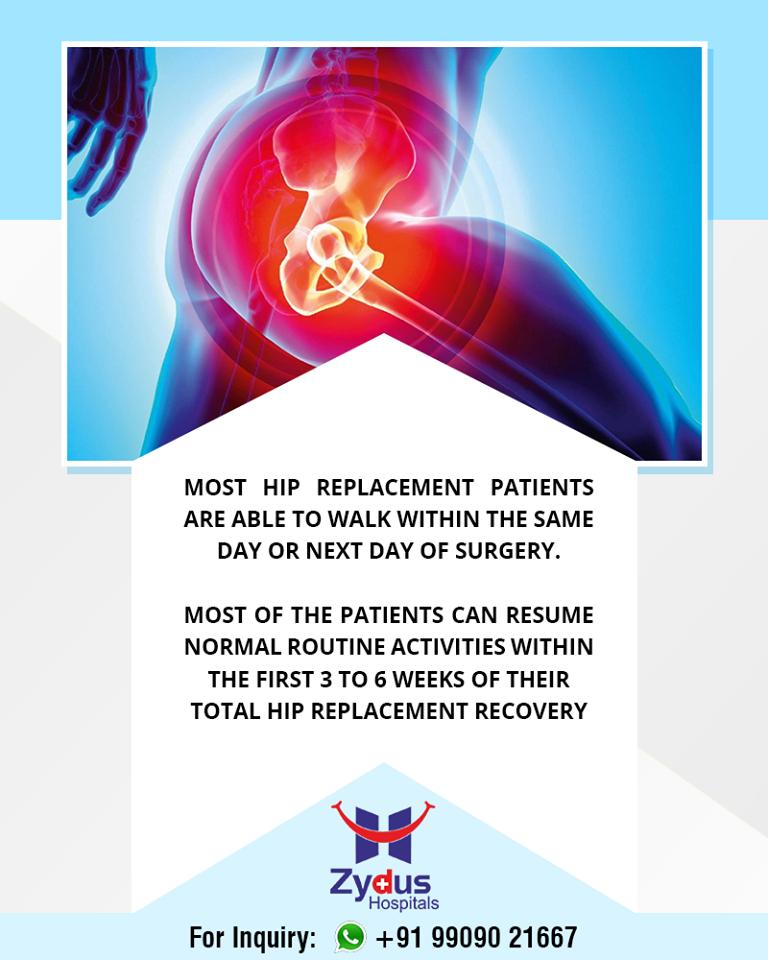 Did you know this fact about total hip replacement?

#ZydusHospitals #Ahmedabad #GoodHealth #WeCare #HipReplacement #TotalHipReplacement https://t.co/MGISbqe87O