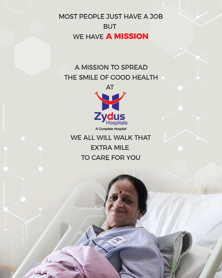 We have a mission to spread the smile of good health at Zydus Hospitals we all will walk that extra mile to care for you

#ZydusHospitals #StayHealthy #Ahmedabad #GoodHealth https://t.co/KNnzkP7w0W