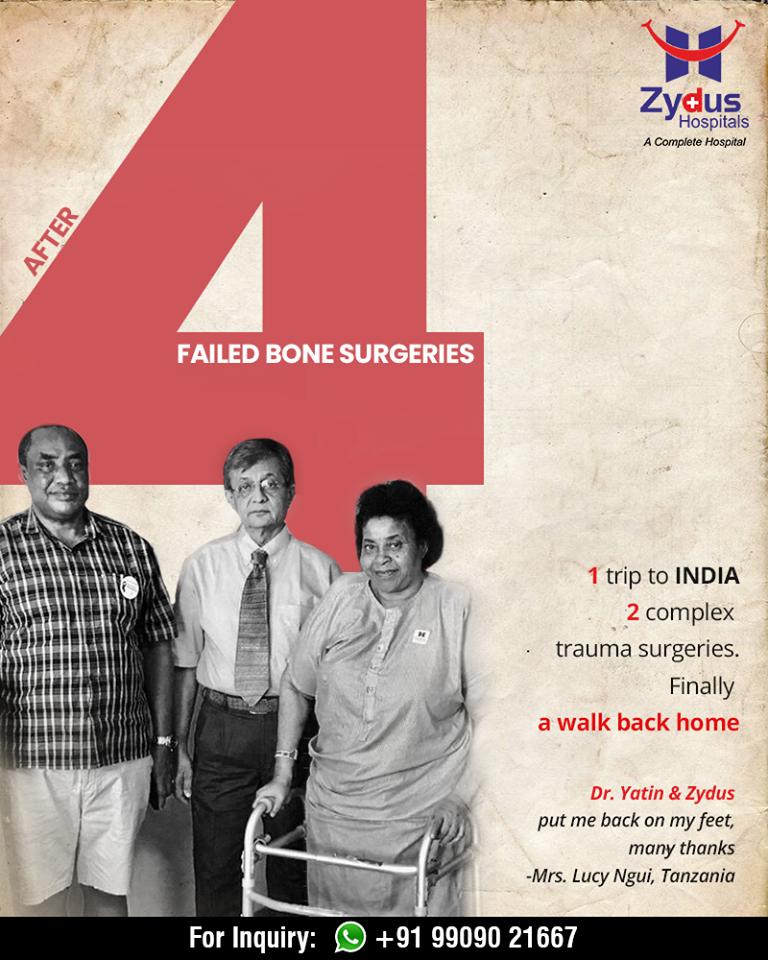 It's a sheer joy to see our patients walking out smiling on their feet from our hospital! 

#RealPeopleRealStories #ZydusHospitals #StayHealthy #Ahmedabad #GoodHealth #ZydusCares https://t.co/rVC5g95vag