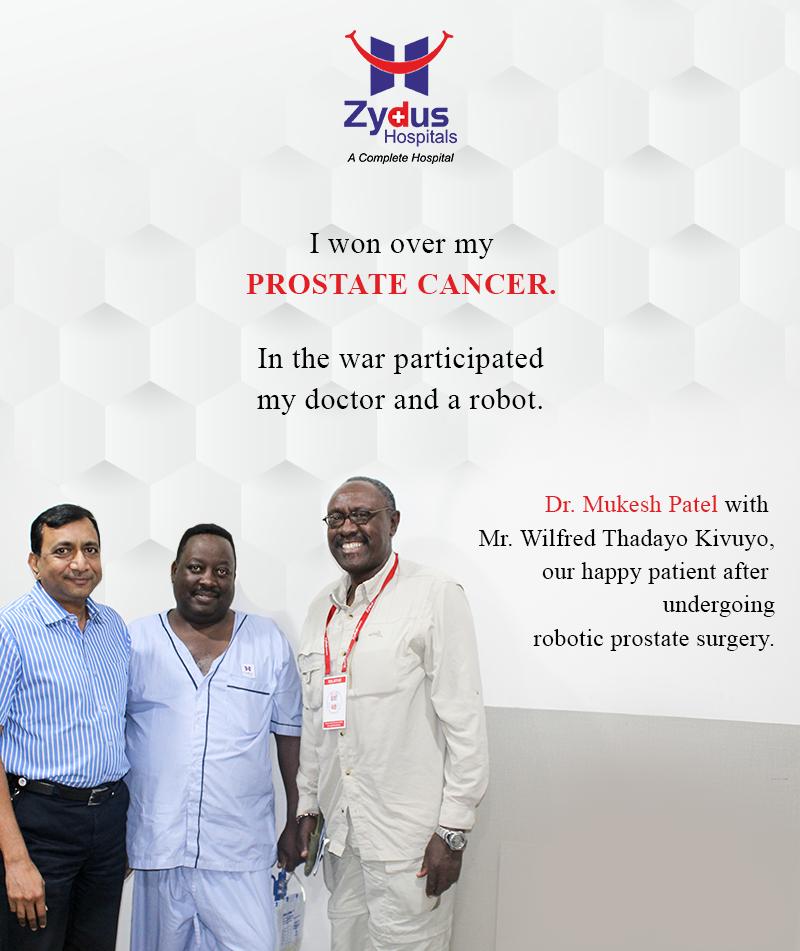 We are brimmed with joy when we hear such heart filled feedback from our patients!

#RealPeopleRealStories #ZydusHospitals #StayHealthy #Ahmedabad #GoodHealth #ZydusCares #RoboticProstateSurgery #ProstateSurgery #HappyPatient https://t.co/szlhRrvvEz