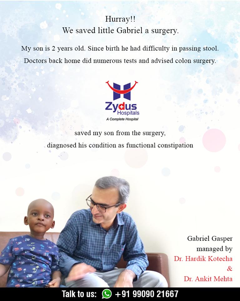 #Zydus saved Gabriel a surgery Happiness lies in little smiles.
ReadMore: https://t.co/Va9ffiO2hh

#RealPeopleRealStories #ZydusHospitals #Zyduspediatrics #Peadiatric #Gastroenterology #StayHealthy #Ahmedabad #GoodHealth #ZydusCares https://t.co/yiJYYSOzQZ
