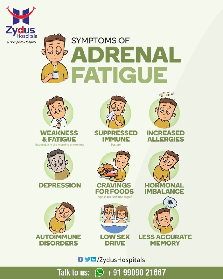 Are you perpetually tired? When patients present claiming that stress has worn out their adrenal glands, it can be easy 
ReadMore:https://t.co/e432zux5xv

#AdrenalFatigue #Endocrinologist #ZydusCare #ZydusHospitals #Ahmedabad #Gujarat https://t.co/xSpOJIfhYQ