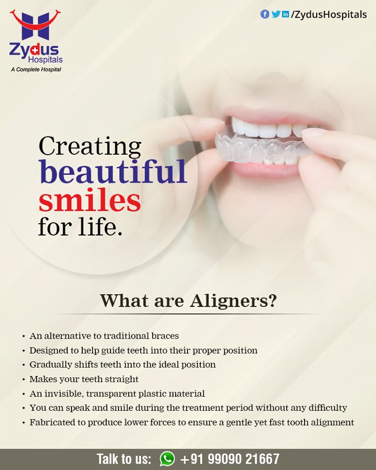 Make every day brighter with a smile. We provide outstanding smiles and beautiful aesthetic straighten teeth with aligners at Zydus Hospitals

#dental  #dentistry #smile #teeth #tooth #dentalcare #dentalclinic #teethstraighten #ZydusHospitals #HealthCare #ZydusCare #Ahmedabad https://t.co/rDkUQHYZgQ