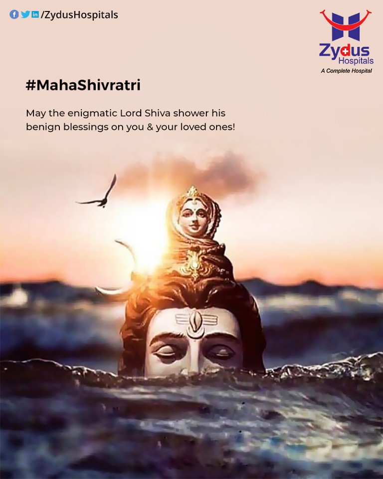 May the enigmatic Lord Shiva shower his benign blessings on you & your loved ones!

#Shivratri #Shivratri2020 #LordShiva #Shiva #MahaShivratri2020 #HarHarMahadev #महाशिवरात्रि #ZydusHospitals #Ahmedabad #Gujarat https://t.co/hcItaczz4P