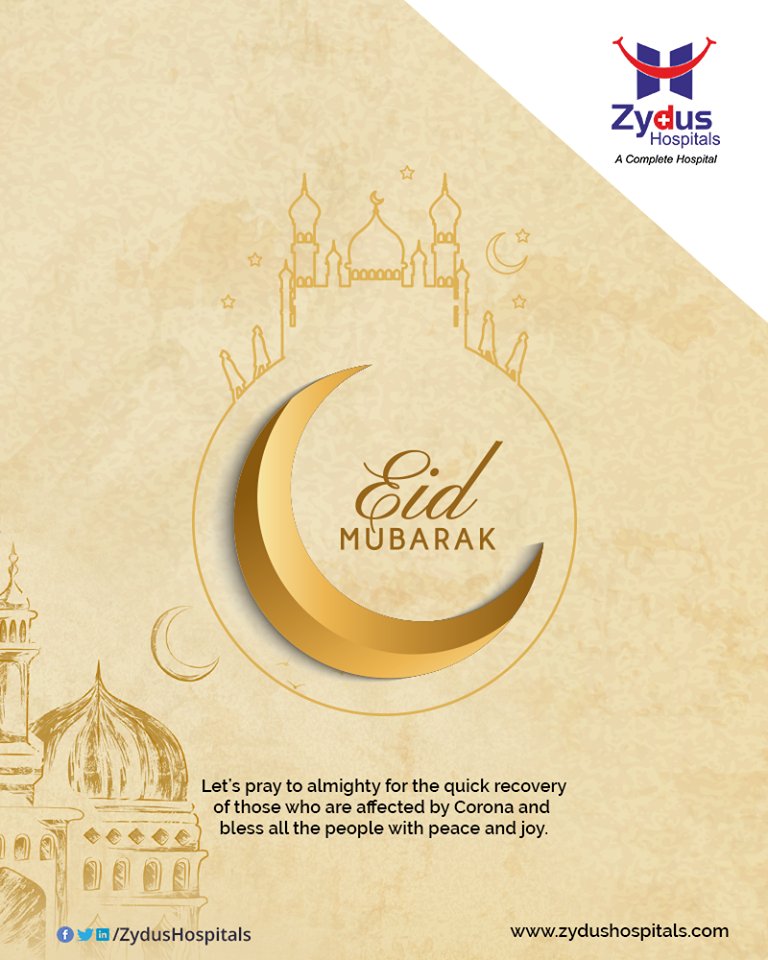 Let’s pray to almighty for the quick recovery of those who are affected by Corona and bless all the people with peace and joy.

#EidMubarak #ZydusHospitals #Ahmedabad #GoodHealth #smileofgoodhealth #covidtimes #healthyeid #prayersforall https://t.co/MhxTJAz8B2