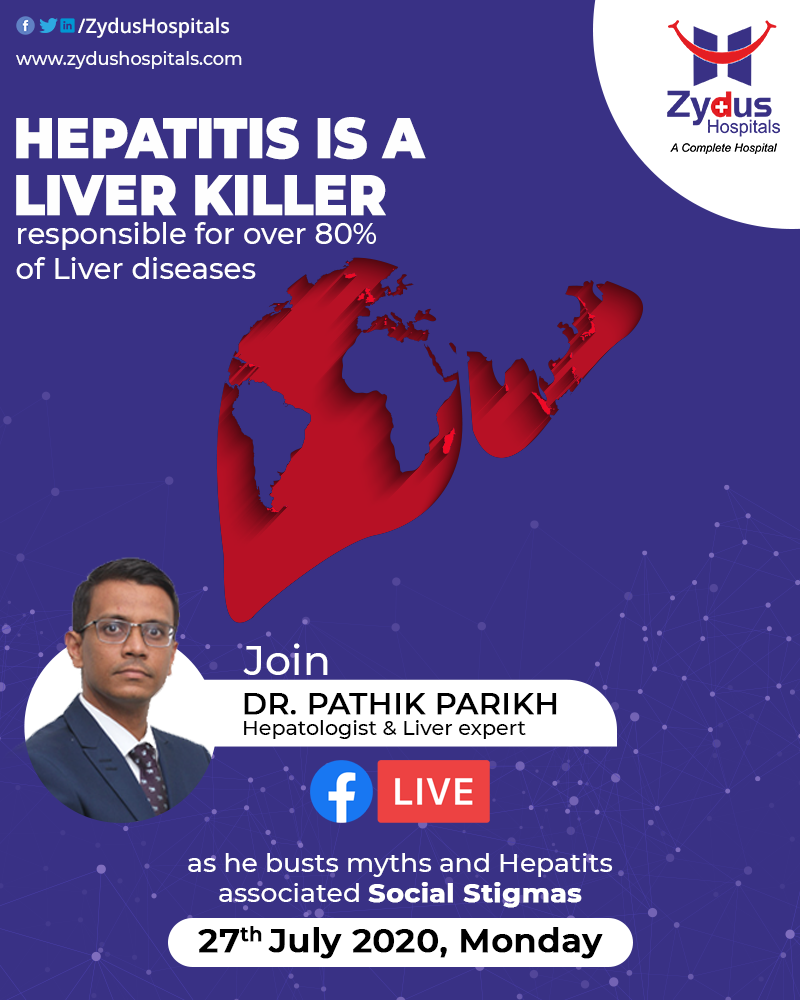 #Liverdiseases - Any condition that damages the liver and prevents it from functioning well is categorised as a liver disease. 

Amongst various such conditions, Hepatitis takes the larger share of damage.

#Hepatitis #LiverCare #JoinUs #Facebooklive #ZydusHospitals #Ahmedabad https://t.co/HAIkAVr1TE