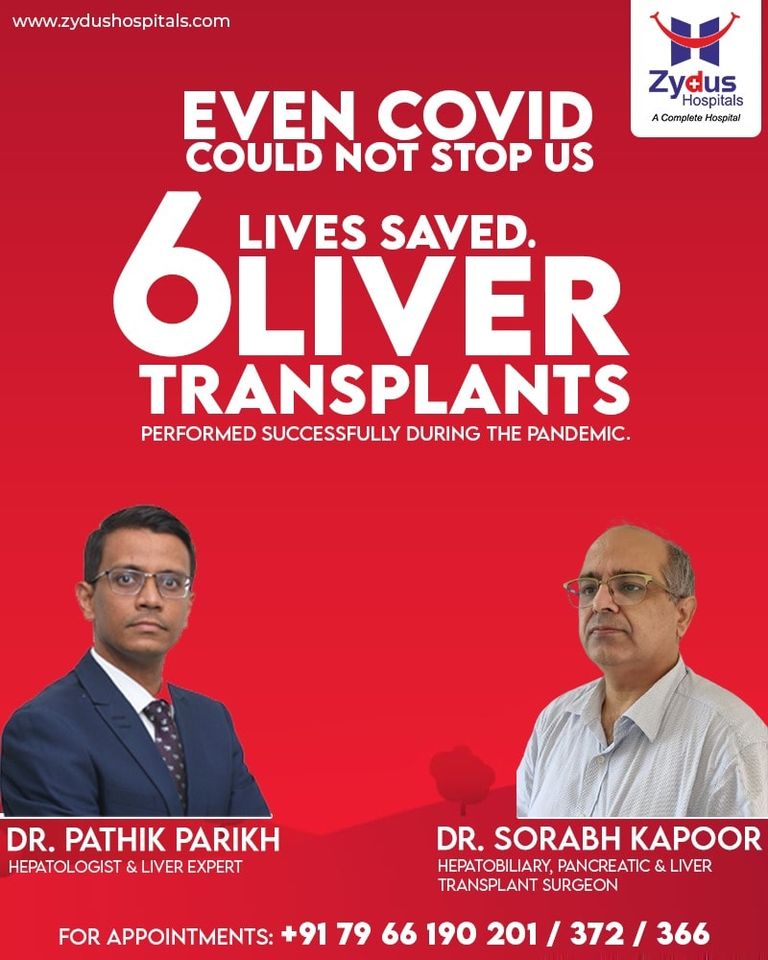 At #ZydusHospitals, we follow the requisite guidelines to deal with #liver transplantation during the times of #COVID 19 pandemic.
ReadMore:https://t.co/9muOnRVhkV

#LiverTransplant #ZydusHospitals #Ahmedabad #Gastroenterology #Hepatology https://t.co/4X8j1UK59Z