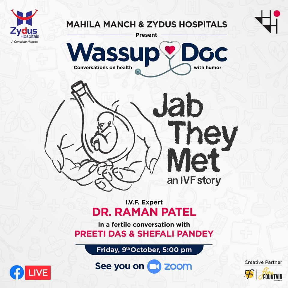 #ZydusHospitals & #MahilaManch bring to you Wassup Doc - a fun & witty way of looking at various medical treatment.
ReadMore:https://t.co/YV2r7yg3vt

Join Zoom Meeting
https://t.co/1WCtllmGE3

Meeting ID: 947 1469 4334
Passcode: 351579 https://t.co/AqlPs9z85v