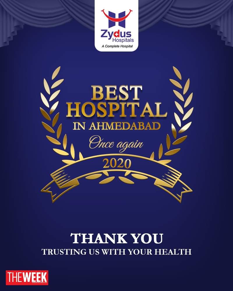 Your hospital is the best #hospital, #ZydusHospitals rated #1 by #TheWeek Magazine. Sincere gratitude for inspiring us.

#BestHospitalinAhmedabad #AhmedabadBestHospital #GoodHealth https://t.co/ZXE9BUNmqi
