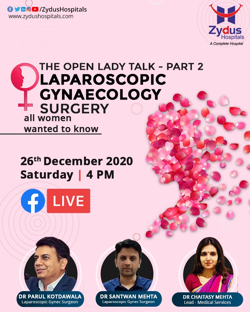 #LaparoscopicGyneacologySurgery - The Lady Talk - Part 2 on public request.

https://t.co/GIwhiUp2KJ

#LaparoscopicHysterectomy #Laproscopy #ZydusHospitals #BestHospitalinAhmedabad #Ahmedabad #GoodHealth https://t.co/btpbKyqNFB