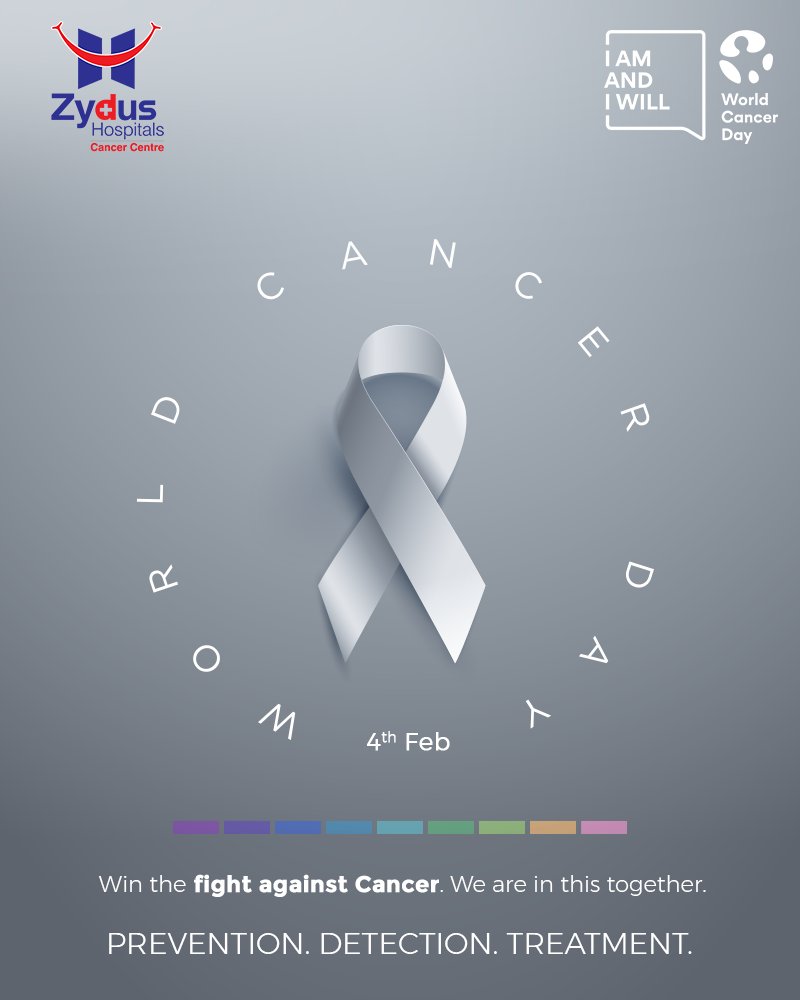 Cancer is not a death sentence but rather a life sentence, it pushes you to live.
Prevent it, Detect it & Fight it.

#ZydusHospitals #WorldCancerDay #IAmAndIWill #WorldCancerDay2021 #ActAgainstCancer #ZydusCancerCentre #MultiSpecialtyHospital  #CancerHospital #AhmedabadHospital https://t.co/4jy39JDYGi