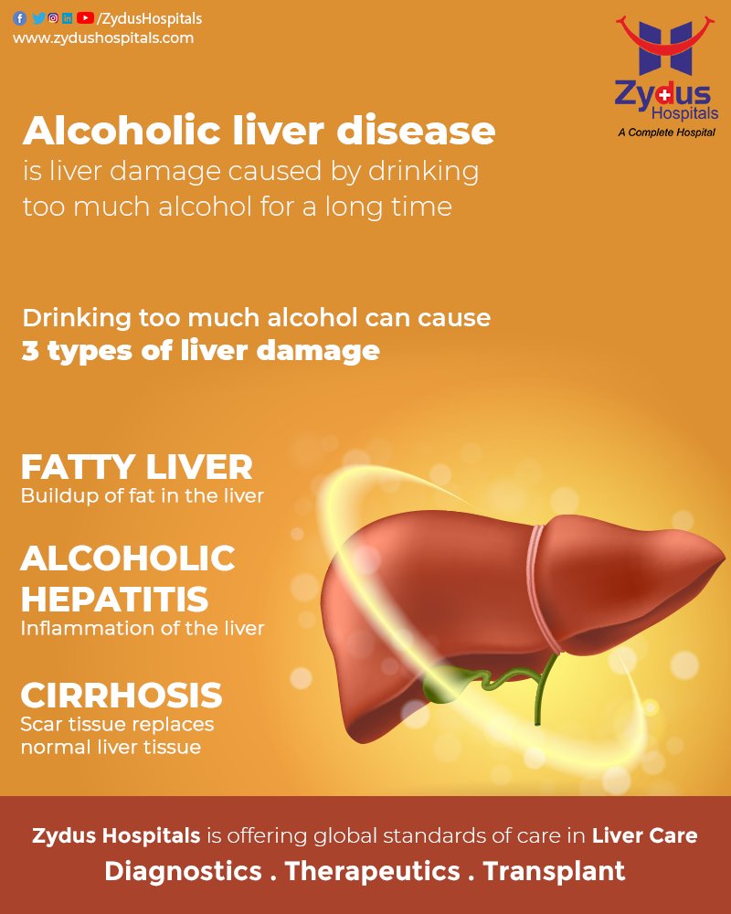 The complications caused by these diseases can increase the risk of developing liver cancer & therefore it is important to take good care of your liver and consult a doctor in case of symptoms.
 
#Hepatitis #Cirrhosis #Liver #LiverDiseases #LiverCancer #Diabetes #LiverDamage https://t.co/1f3t7j59Vj