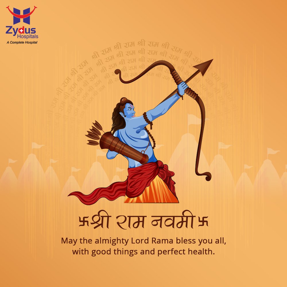Positivity has an incredible impact on health since time immemorial!

Chant the names of the mighty Lord to embrace the positive vibes and lead a blessed life.

#HappyRamNavami #RamNavami #RamNavami2021 #AuspiciousDay #ZydusHospitals #HealthCare #StayHealthy #ZydusCare #Ahmedabad https://t.co/j7z7kVvvDK