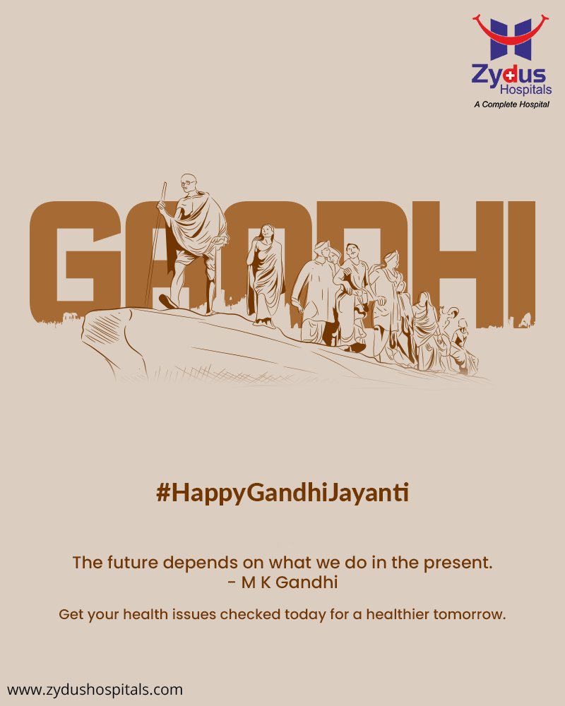 What we do at present paves the way to our future. Every action taken by us counts in bringing a difference; proved the man of Ahimsa and peace.
Let us learn from his teachings and leave no stones unturned in bringing the change that we wish to see. 

#GandhiJayanti2021 https://t.co/V5lfkxRpxB