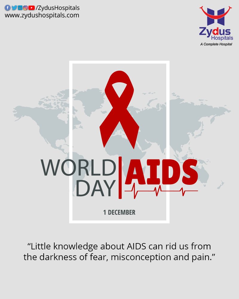 It is extremely important to stay aware and stop the transmission chain to defeat AIDS.
https://t.co/8NUhjQmcls
#StayAware #Protection #Prevention #DefeatPandemic #HIV #HIVPositive #HIVAIDS #AIDS #WorldAIDSDay #ZydusHospitals #BestHospitalinAhmedabad https://t.co/05z9JKBxUl