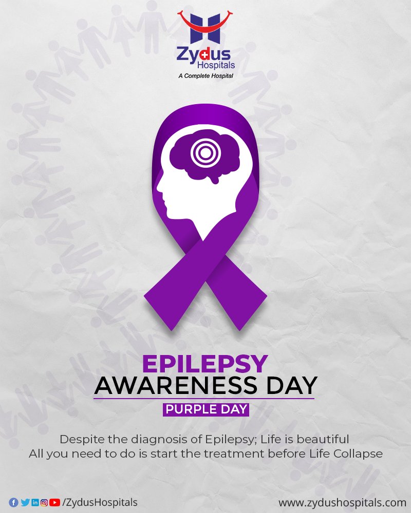 In-order to fight the disorder more effectively, detection at the early stage is mandatory.

Let us all join hands in raising the awareness!

#Awareness #Epilepsy #EpilepsyAwareness #Seizures #NeurologicalDisorder #Brain #NerveCells #PurpleDay  #ZydusHospitals #Gujarat https://t.co/wt7QPeYMKG