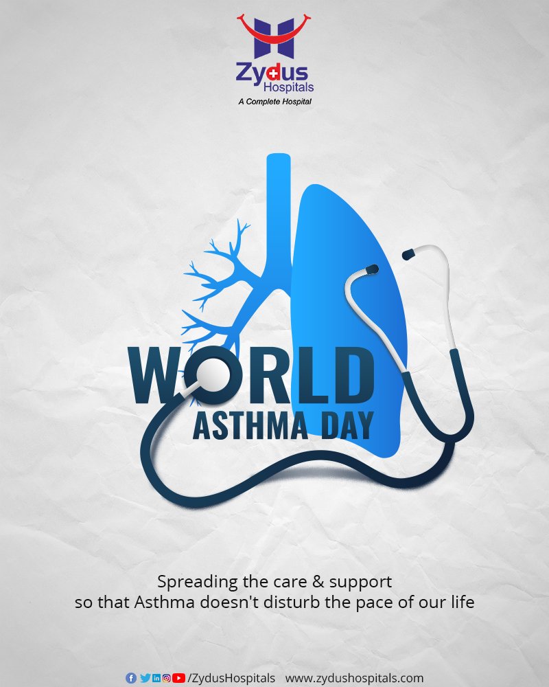 Asthma can be minor or it can interfere with daily activities. In some cases, it may lead to a life-threatening attack.

Effective asthma treatment requires routine checkup. Let us pledge to defeat this disease together with the right kind of treatment and care.

#AsthmaDay https://t.co/k3B4AtRXXz