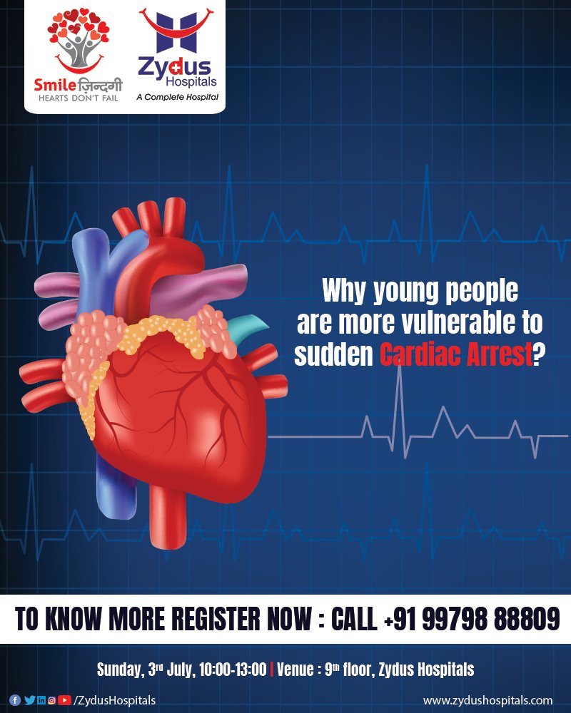 We, at Zydus Hospitals, take this initiative to assist you on how to tackle the situation of heart failure better. Participate in this informative session on 'Heart Failure,' which will definitely alleviate most of your concerns.
Register now. Call +91 99798 88809
#ZydusHospitals https://t.co/4hKF5E54TV