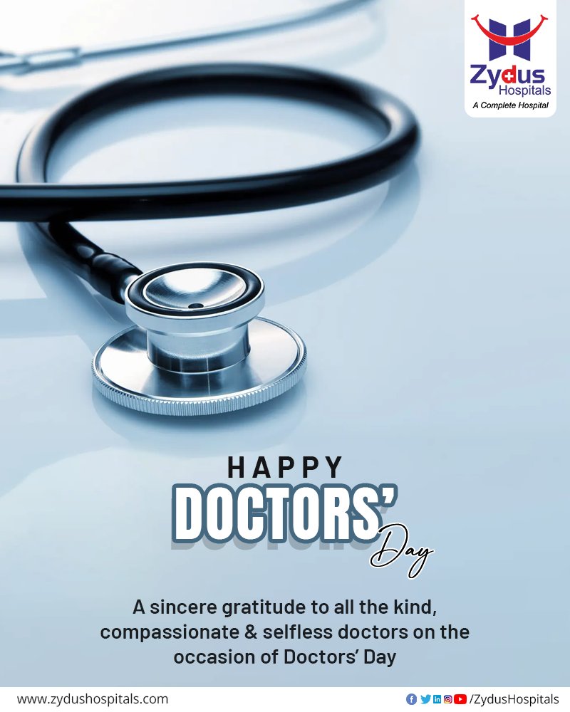 Thank you for shielding lives against all odds and holding on to humanity through hard times. Zydus Hospitals salutes you on this special day.

#NationalDoctorsDay #DoctorsDay #NationalDoctorsDay2022 #ZydusHospitals #BestHospitalInAhmedabad #Ahmedabad https://t.co/Djs55oaLsK