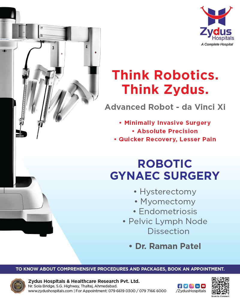 We hear your Gynaec concerns, and are here to offer solutions.  

With the advanced da Vinci Xi Robot, and our expert surgeon, we strive to give you the best - High Precision Surgery, with Minimal healing time.  
  
To reach out, call: 079 6619 0300 / 079 7166 6000

#Gynaec https://t.co/3iOC5kTbxH