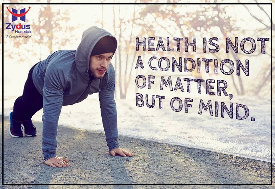 Health is not a condition of matter, But of Mind.

#HealthQuotes #WiseWords #ZydusHospital #Ahmedabad https://t.co/Q5q8GuGdm9