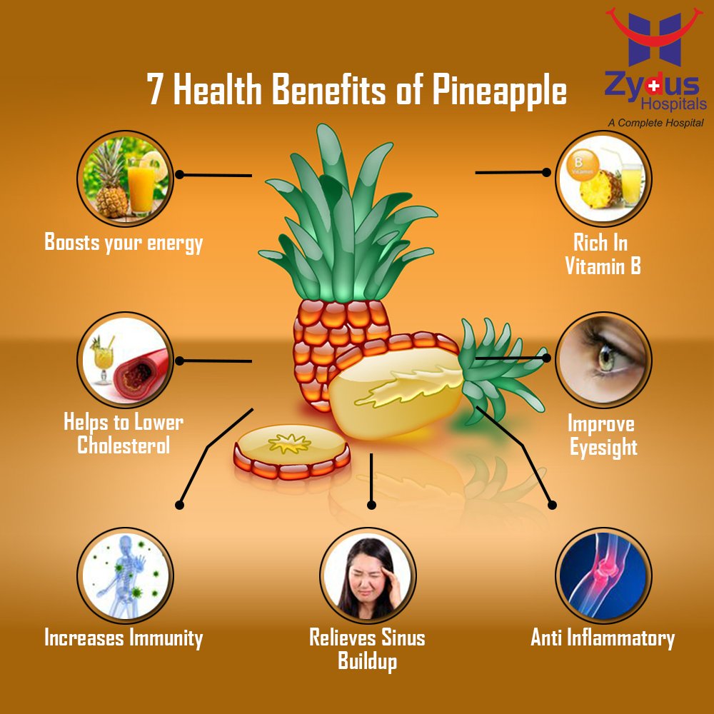 #Pineapple doesn't just taste good--it offers many health benefits as well.
#ZydusHospitals #ZydusCares #GoodHealth https://t.co/TFJOhbM9Ef