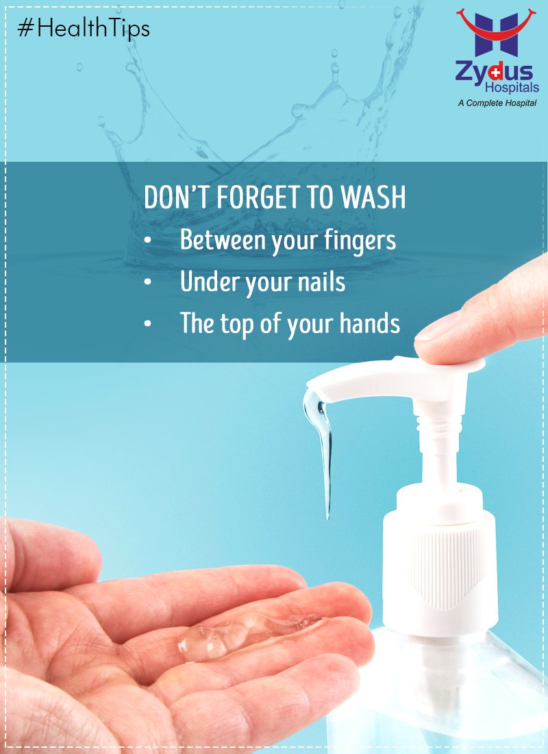 Fight germs by washing your hands appropriately!
#HealthTips #Germs #KidneyCare #ZydusHospitals #Ahmedabad https://t.co/medvVjktg2