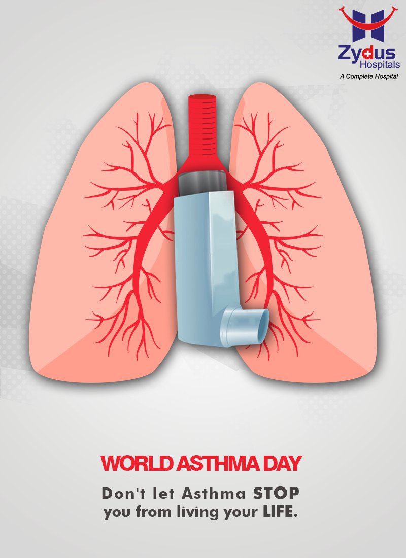 #WorldAsthmaDay. Start taking charge of your #asthma today!
#ZydusCares #ZydusHospitals https://t.co/raXEkqUBHJ