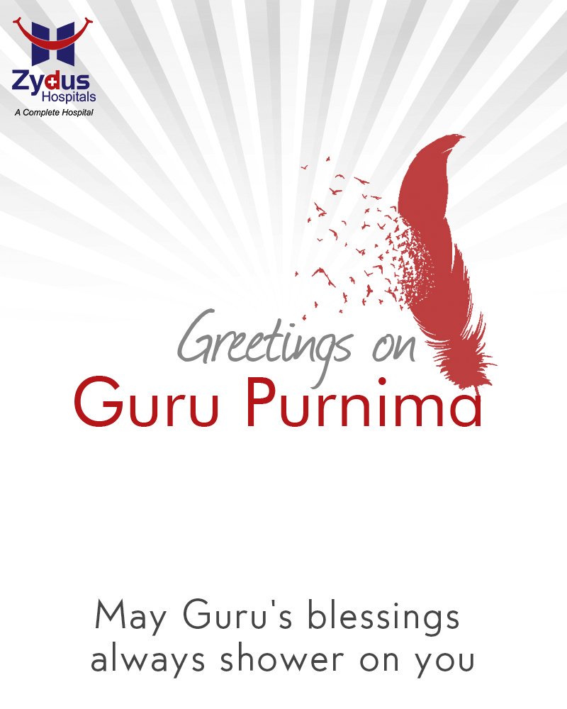 Guru is everything in our eternal life! Warm wishes on #GuruPurnima!
#HealthCare #ZydusCares #ZydusHospitals https://t.co/yROtOVpcuN