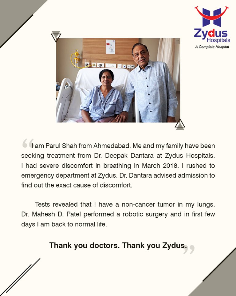 We believe in spreading smiles of Good Health!

#ZydusHospitals #StayHealthy #Ahmedabad #GoodHealth #PatientTestimonials #Testimonials https://t.co/7XiA8yYonn