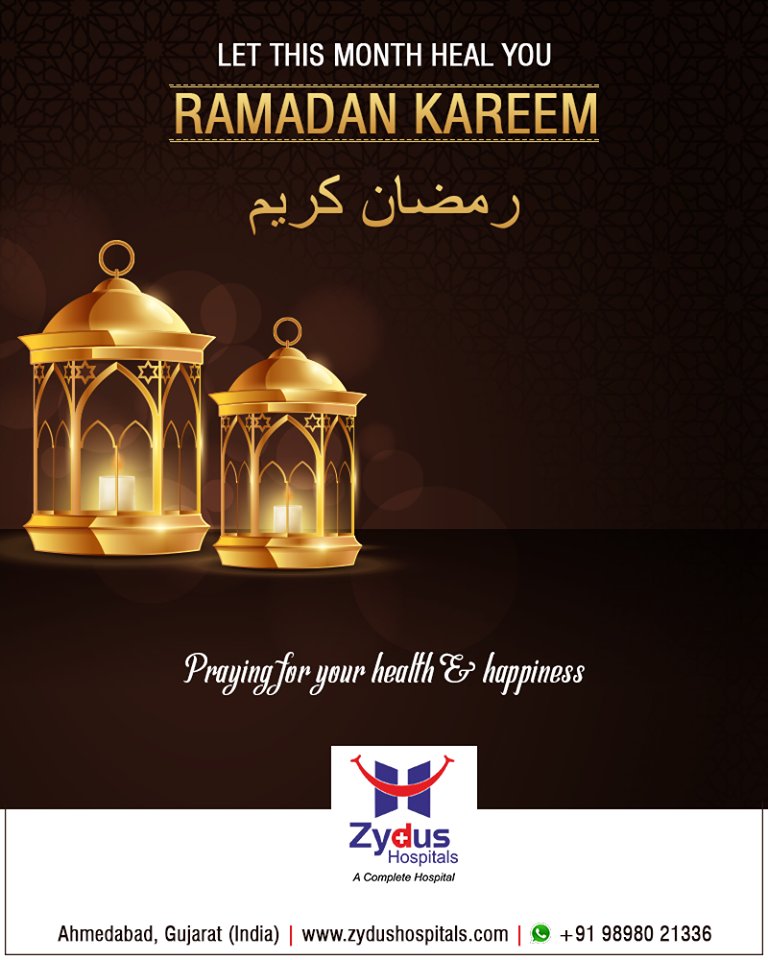 Let this month heal you! 
#RamadanKareem #ZydusHospitals #ZydusCare #StayHealthy #Ahmedabad https://t.co/JiLo3kl3t7