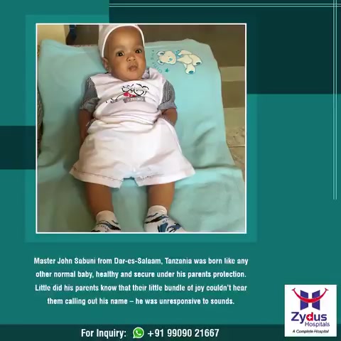 Master John Sabuni wasn't able to hear anything before his #CochlearImplantation surgery. 
He was suffering from Congenital Bilateral Profound Hearing Loss.

#ZydusHospitals #StayHealthy #Ahmedabad #GoodHealth https://t.co/r54qIs4Qsh